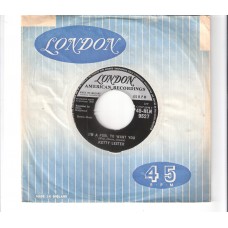 KETTY LESTER - I´m a fool to want you